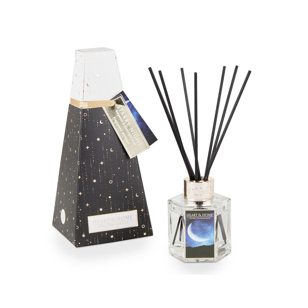 Heart & Home Starry Night Fragrance Reed Diffuser 70ml Gifts